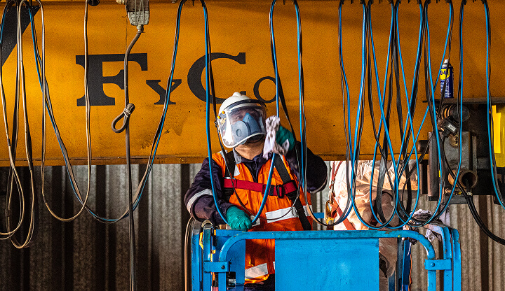 Mantenimiento preventivo de grúas