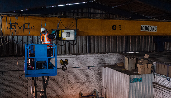 Operación de manlift